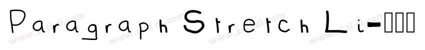Paragraph Stretch Li字体转换